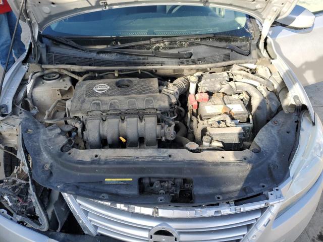 3N1AB7AP1FY245748 - 2015 NISSAN SENTRA S SILVER photo 11