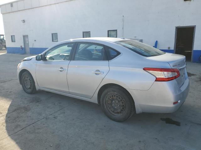 3N1AB7AP1FY245748 - 2015 NISSAN SENTRA S SILVER photo 2