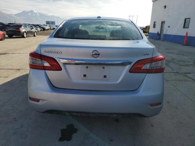 3N1AB7AP1FY245748 - 2015 NISSAN SENTRA S SILVER photo 6