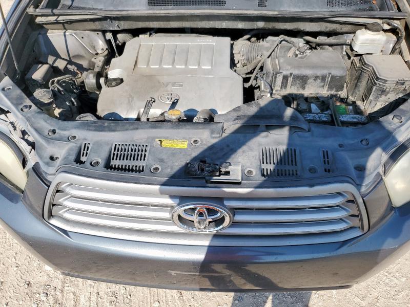 5TDZK3EH2AS015504 - 2010 TOYOTA HIGHLANDER GRAY photo 11
