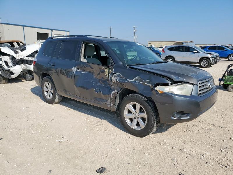 5TDZK3EH2AS015504 - 2010 TOYOTA HIGHLANDER GRAY photo 4