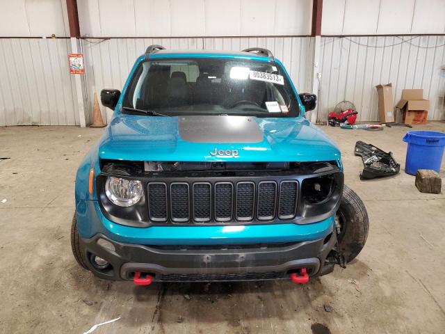 ZACNJDC17NPN45495 - 2022 JEEP RENEGADE TRAILHAWK TEAL photo 5