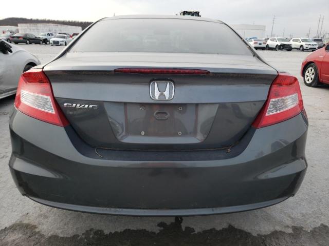 2HGFG3B89CH527725 - 2012 HONDA CIVIC EX GRAY photo 6