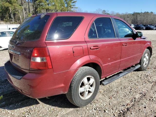 KNDJD736075752456 - 2007 KIA SORENTO EX BURGUNDY photo 3