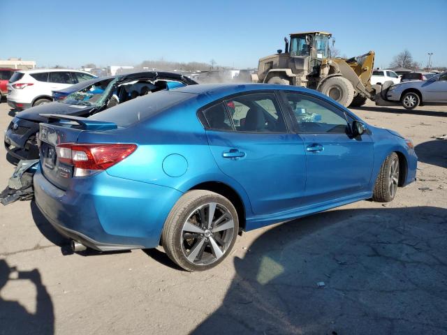 4S3GKAM67J3612449 - 2018 SUBARU IMPREZA SPORT BLUE photo 3