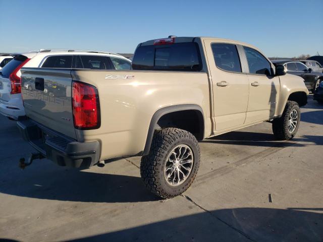 1GCGTEEN2N1324611 - 2022 CHEVROLET COLORADO ZR2 BEIGE photo 3