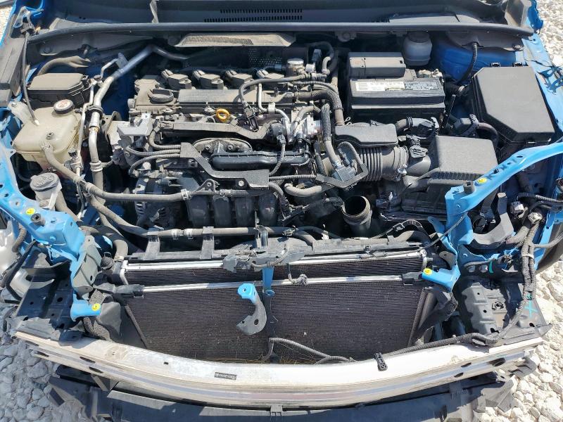 JTNK4RBE1K3008051 - 2019 TOYOTA COROLLA SE Կապույտ լուսանկար 11