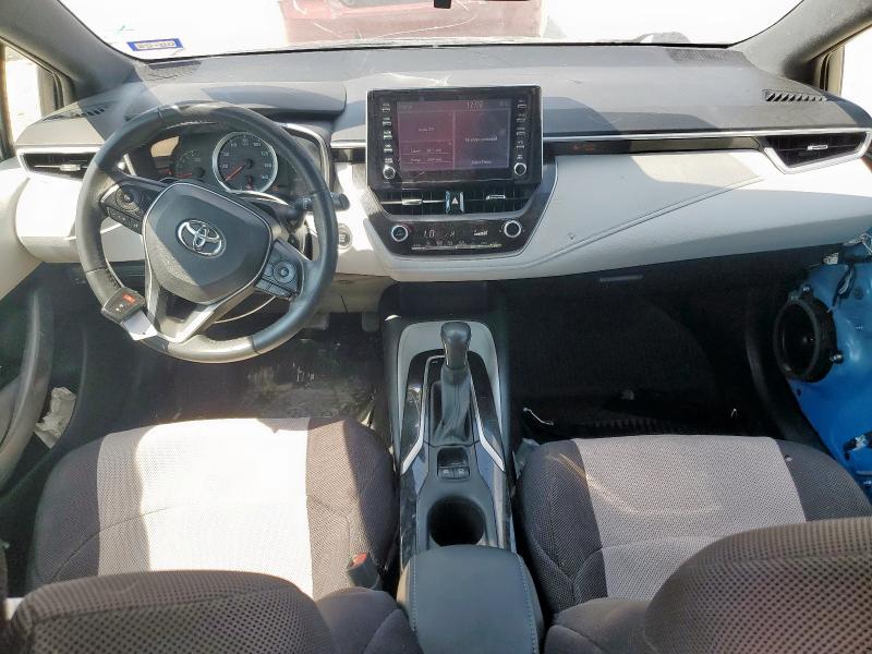 JTNK4RBE1K3008051 - 2019 TOYOTA COROLLA SE Կապույտ լուսանկար 8