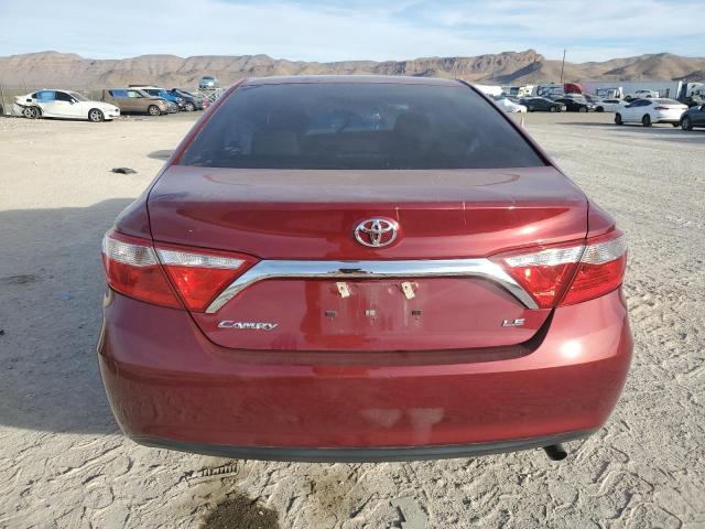 4T1BF1FK1HU698317 - 2017 TOYOTA CAMRY LE BURGUNDY photo 6