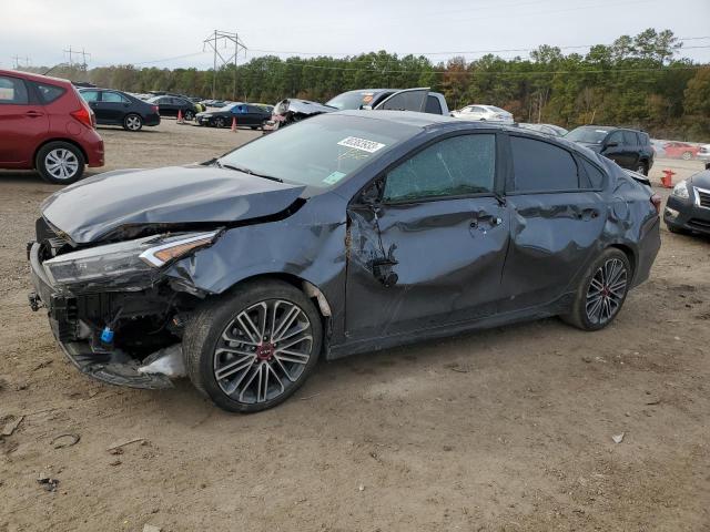 3KPF44AC9NE483260 - 2022 KIA FORTE GT GRAY photo 1