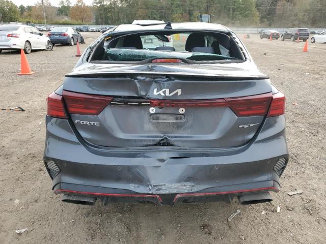 3KPF44AC9NE483260 - 2022 KIA FORTE GT GRAY photo 6