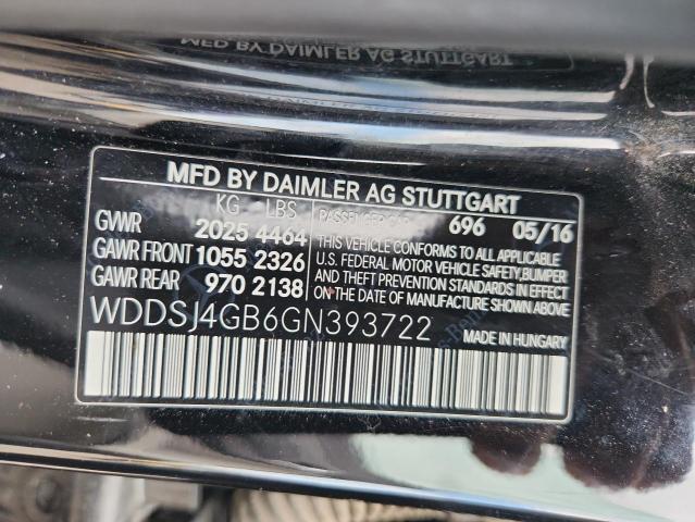 WDDSJ4GB6GN393722 - 2016 MERCEDES-BENZ CLA 250 4MATIC BLACK photo 12