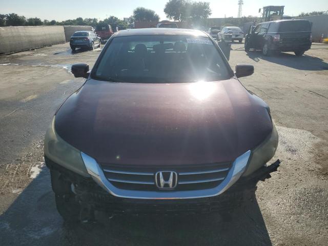 1HGCR2F74DA178238 - 2013 HONDA ACCORD EX BURGUNDY photo 5