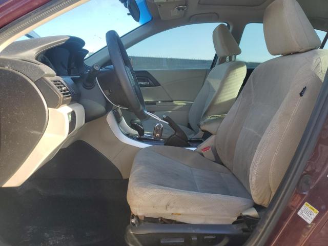 1HGCR2F74DA178238 - 2013 HONDA ACCORD EX BURGUNDY photo 7