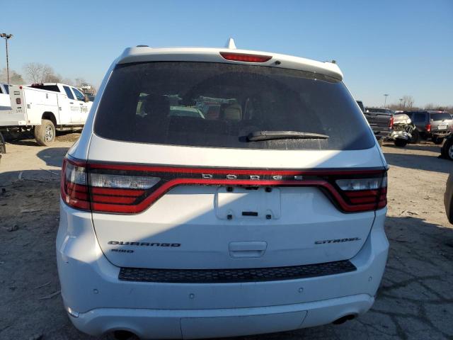 1C4RDJEG9HC762048 - 2017 DODGE DURANGO CITADEL WHITE photo 6