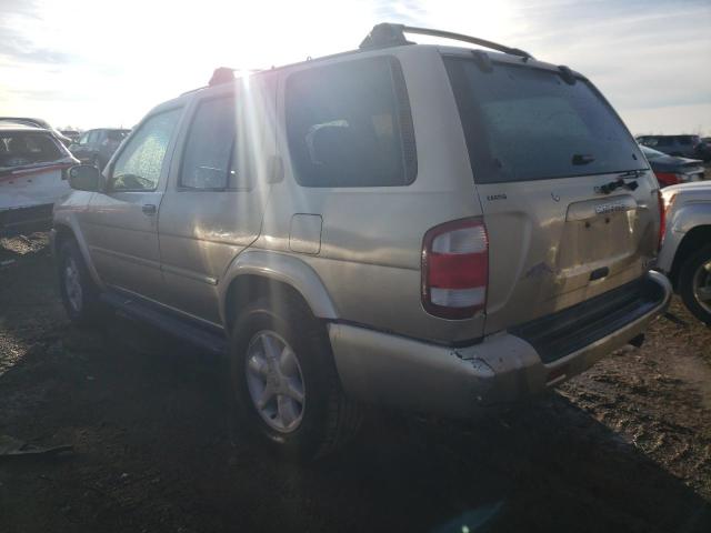 JN8DR07X51W509207 - 2001 NISSAN PATHFINDER LE GOLD photo 2
