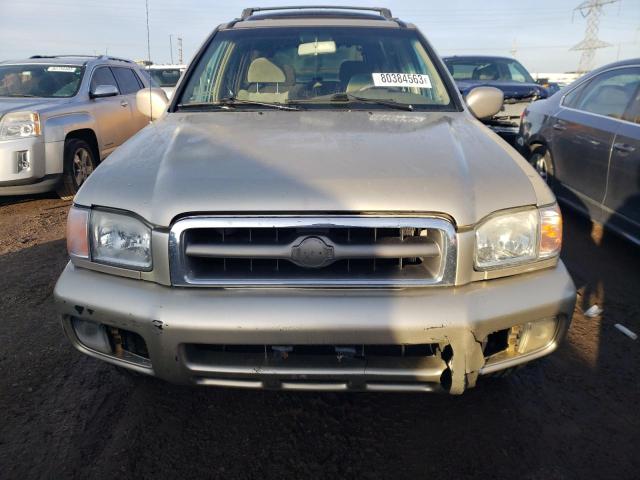 JN8DR07X51W509207 - 2001 NISSAN PATHFINDER LE GOLD photo 5