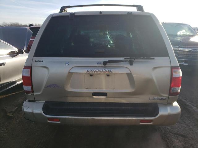 JN8DR07X51W509207 - 2001 NISSAN PATHFINDER LE GOLD photo 6