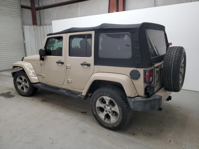 1C4BJWEG6GL236059 - 2016 JEEP WRANGLER U SAHARA TAN photo 2