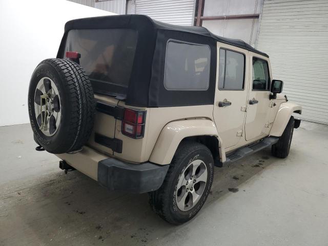 1C4BJWEG6GL236059 - 2016 JEEP WRANGLER U SAHARA TAN photo 3