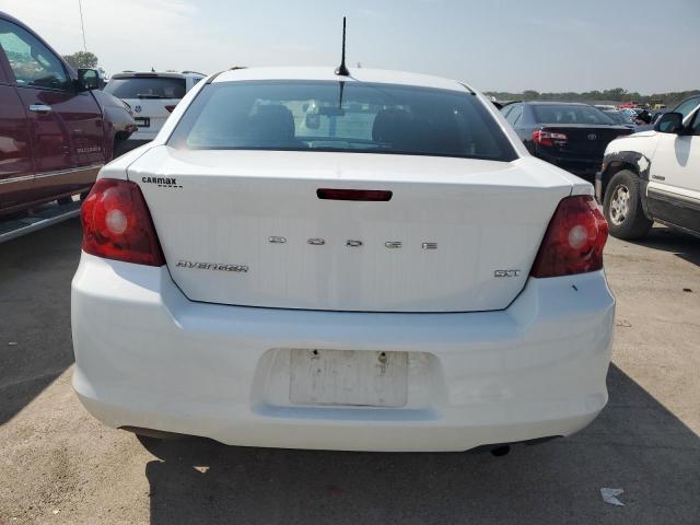 1C3CDZCB8EN117715 - 2014 DODGE AVENGER SXT WHITE photo 6