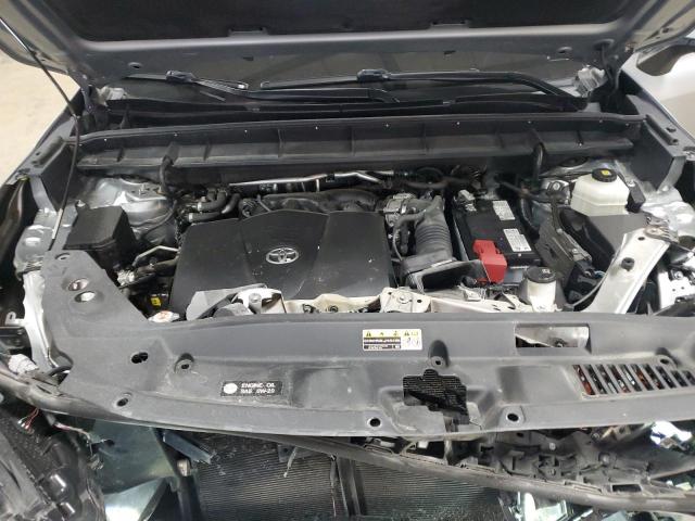 5TDGZRBH2MS076334 - 2021 TOYOTA HIGHLANDER XLE SILVER photo 12