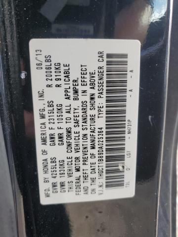 1HGCT1B89DA025364 - 2013 HONDA ACCORD EXL BLACK photo 12