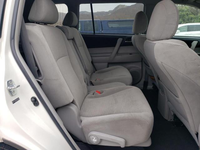 5TDZK3EH8CS052074 - 2012 TOYOTA HIGHLANDER BASE Beyaz fotoğraf 11