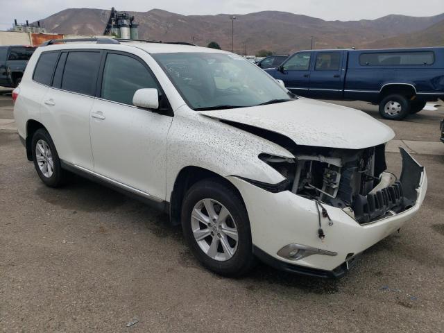 5TDZK3EH8CS052074 - 2012 TOYOTA HIGHLANDER BASE Beyaz fotoğraf 4