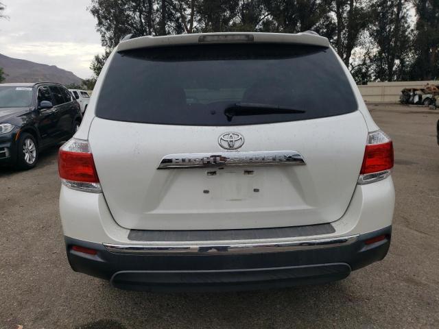 5TDZK3EH8CS052074 - 2012 TOYOTA HIGHLANDER BASE Beyaz fotoğraf 6