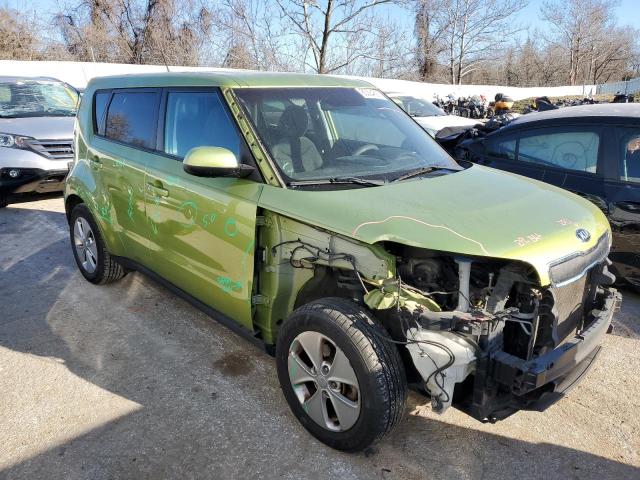 KNDJN2A20E7726795 - 2014 KIA SOUL GREEN photo 4