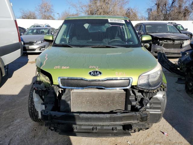 KNDJN2A20E7726795 - 2014 KIA SOUL GREEN photo 5