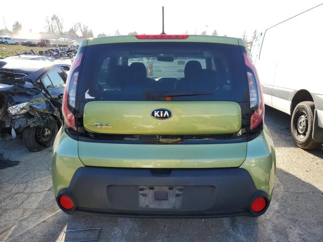 KNDJN2A20E7726795 - 2014 KIA SOUL GREEN photo 6