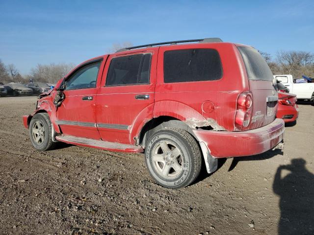 1D4HB48226F116660 - 2006 DODGE DURANGO SLT RED photo 2