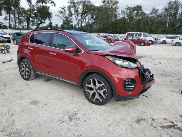 KNDPR3A68J7395658 - 2018 KIA SPORTAGE SX BURGUNDY photo 4