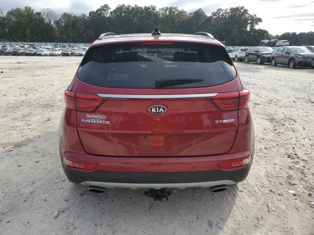 KNDPR3A68J7395658 - 2018 KIA SPORTAGE SX BURGUNDY photo 6