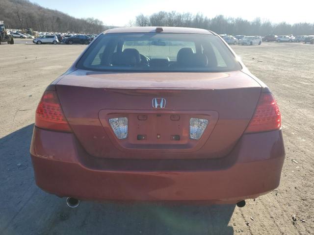 1HGCM66577A080961 - 2007 HONDA ACCORD EX RED photo 6