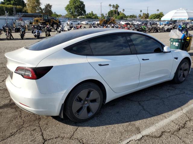 5YJ3E1EA8MF066681 - 2021 TESLA MODEL 3 WHITE photo 3