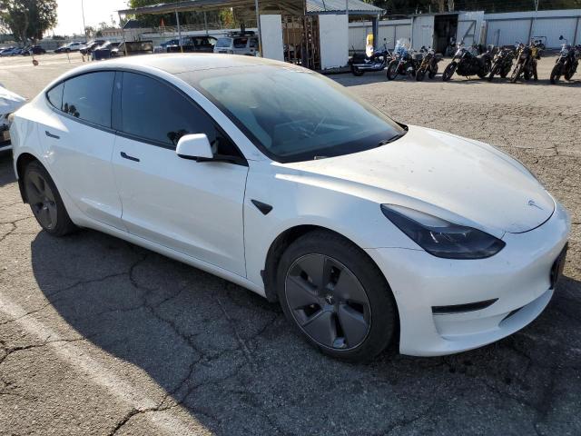 5YJ3E1EA8MF066681 - 2021 TESLA MODEL 3 WHITE photo 4