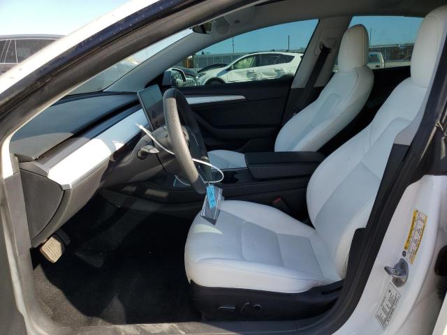 5YJ3E1EA8MF066681 - 2021 TESLA MODEL 3 WHITE photo 7