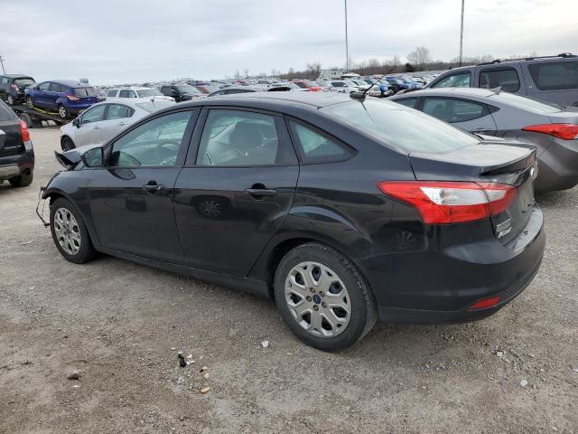 1FAHP3F27CL384831 - 2012 FORD FOCUS SE BLACK photo 2