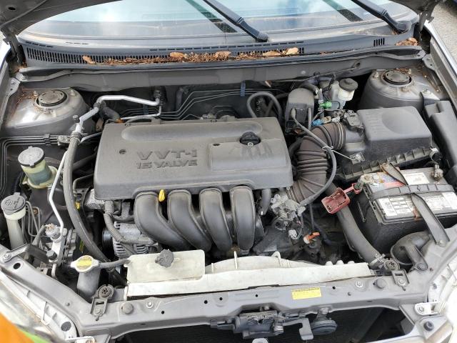 1NXBR32EX4Z275040 - 2004 TOYOTA COROLLA CE Մոխրագույն լուսանկար 11