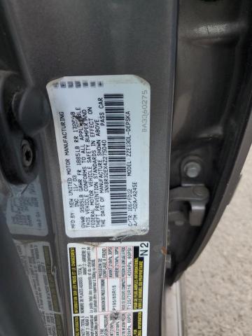 1NXBR32EX4Z275040 - 2004 TOYOTA COROLLA CE Մոխրագույն լուսանկար 12