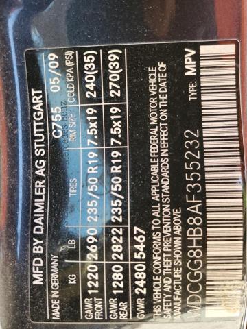 WDCGG8HB8AF355232 - 2010 MERCEDES-BENZ GLK 350 4MATIC GRAY photo 13