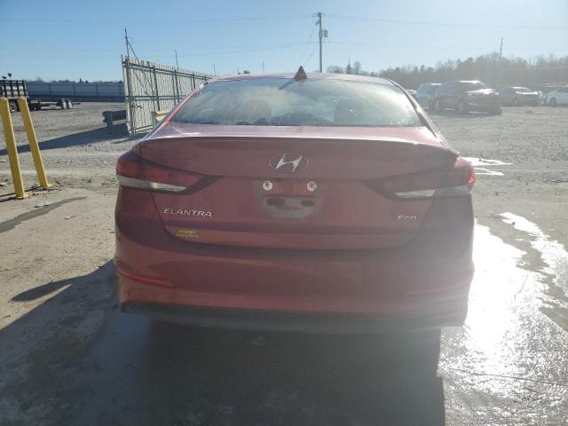 5NPD94LA8JH321128 - 2018 HYUNDAI ELANTRA ECO MAROON photo 6