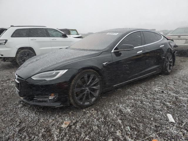 5YJSA1E21MF425532 - 2021 TESLA MODEL S შავი ფოტო 1