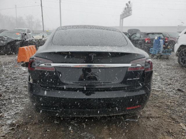 5YJSA1E21MF425532 - 2021 TESLA MODEL S შავი ფოტო 6