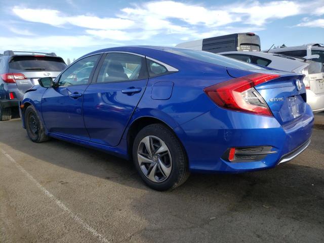 2HGFC2F69KH534767 - 2019 HONDA CIVIC LX BLUE photo 2