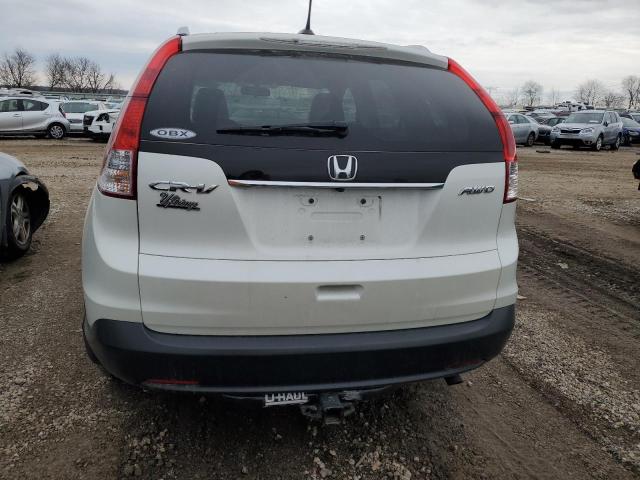 5J6RM4H71CL062363 - 2012 HONDA CR-V EXL WHITE photo 6