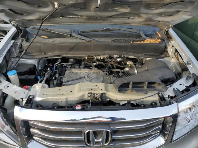 5FNYF3H54CB035908 - 2012 HONDA PILOT EXL SILVER photo 12